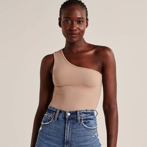 A&F One shoulder seamless body suit